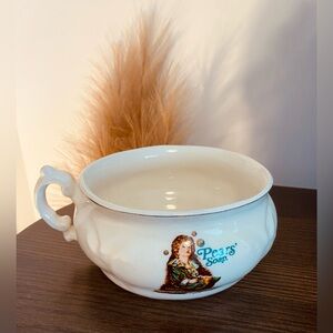 Pears Soap Vintage Ceramic Shaving, Soap, Wash Bowl